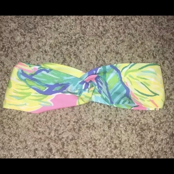 Lilly Pulitzer Accessories - Lilly Pulitzer Local Flavor homemade headband